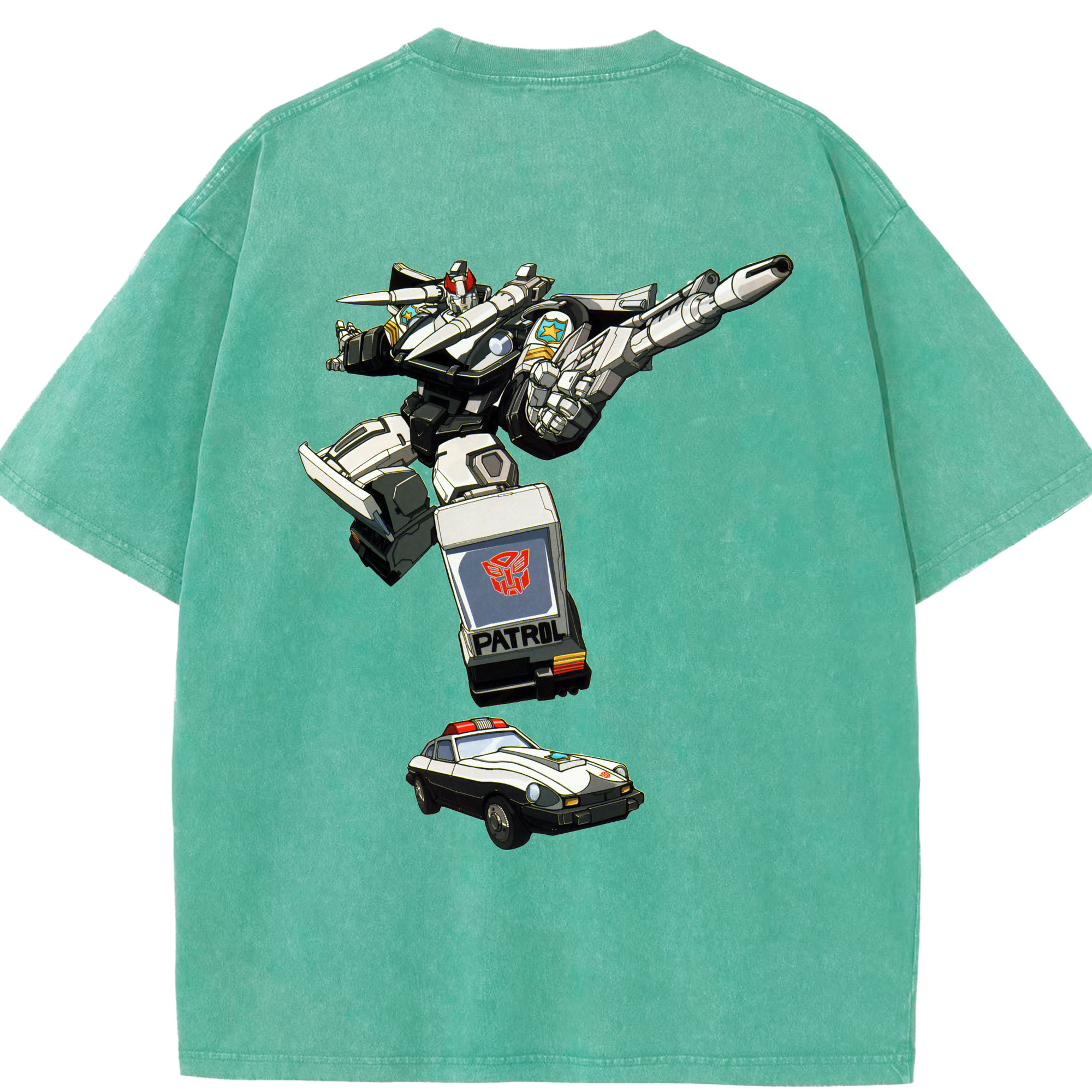 （画像用）  綿100% ヴィンテージ風 半袖Tシャツ（背面プリント）